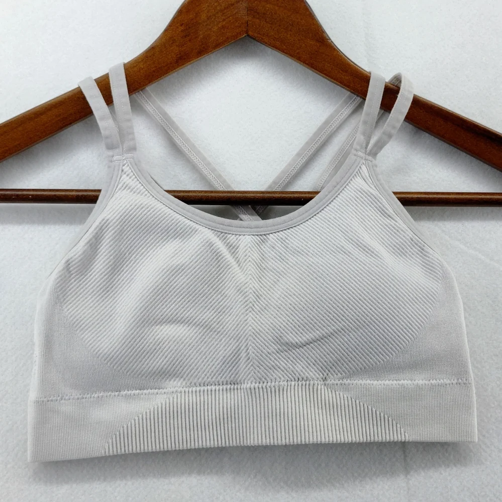 Ryka Light Gray Sports Bra Women's Size Small